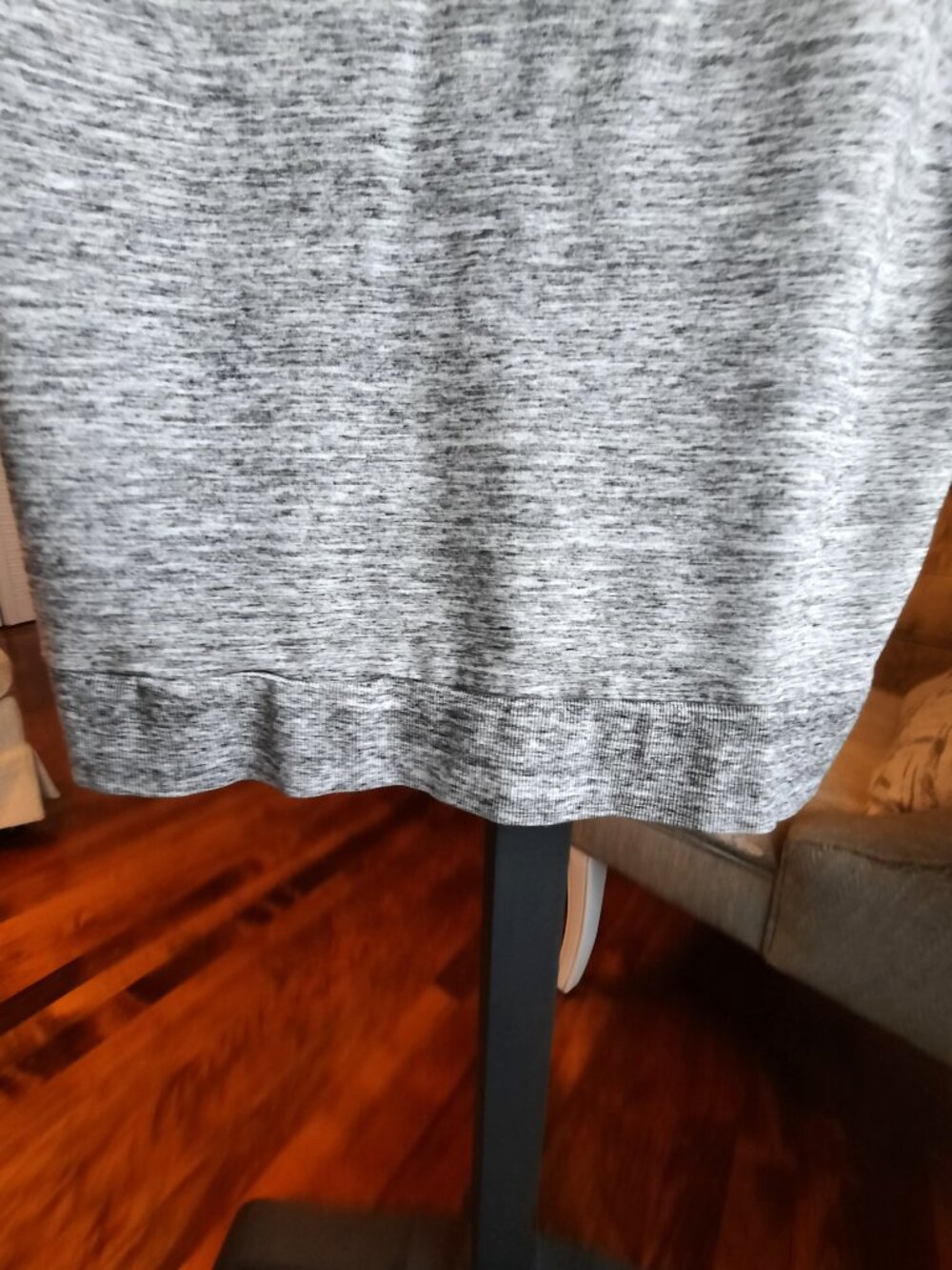 Daily Ritual Light Gray V-Neck Sweater Tunic - Picture 4 of 7